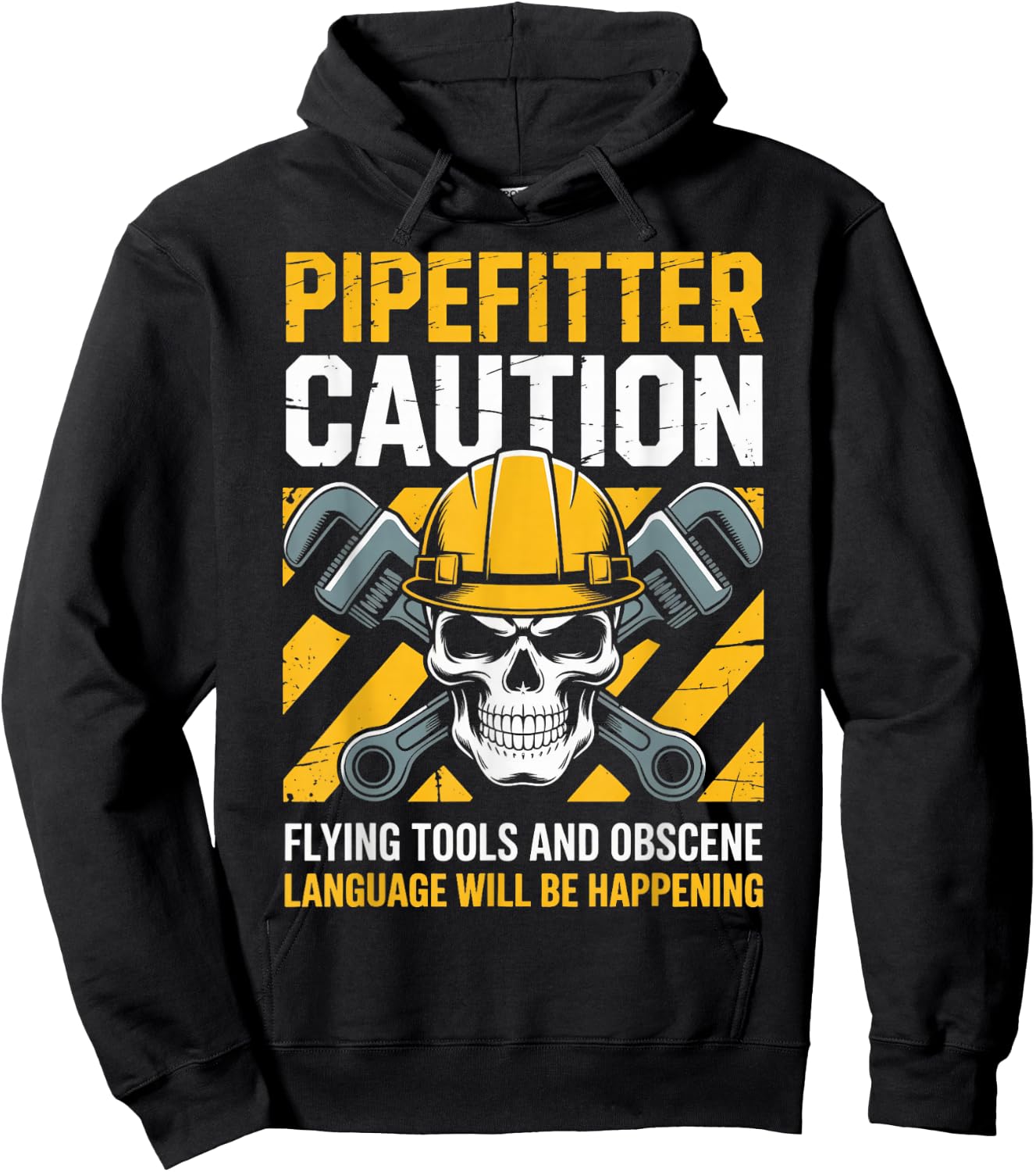 Flying Tools Pipefitting Handyman Plumbing Pipefitter Hoodie - Hoodie | Black