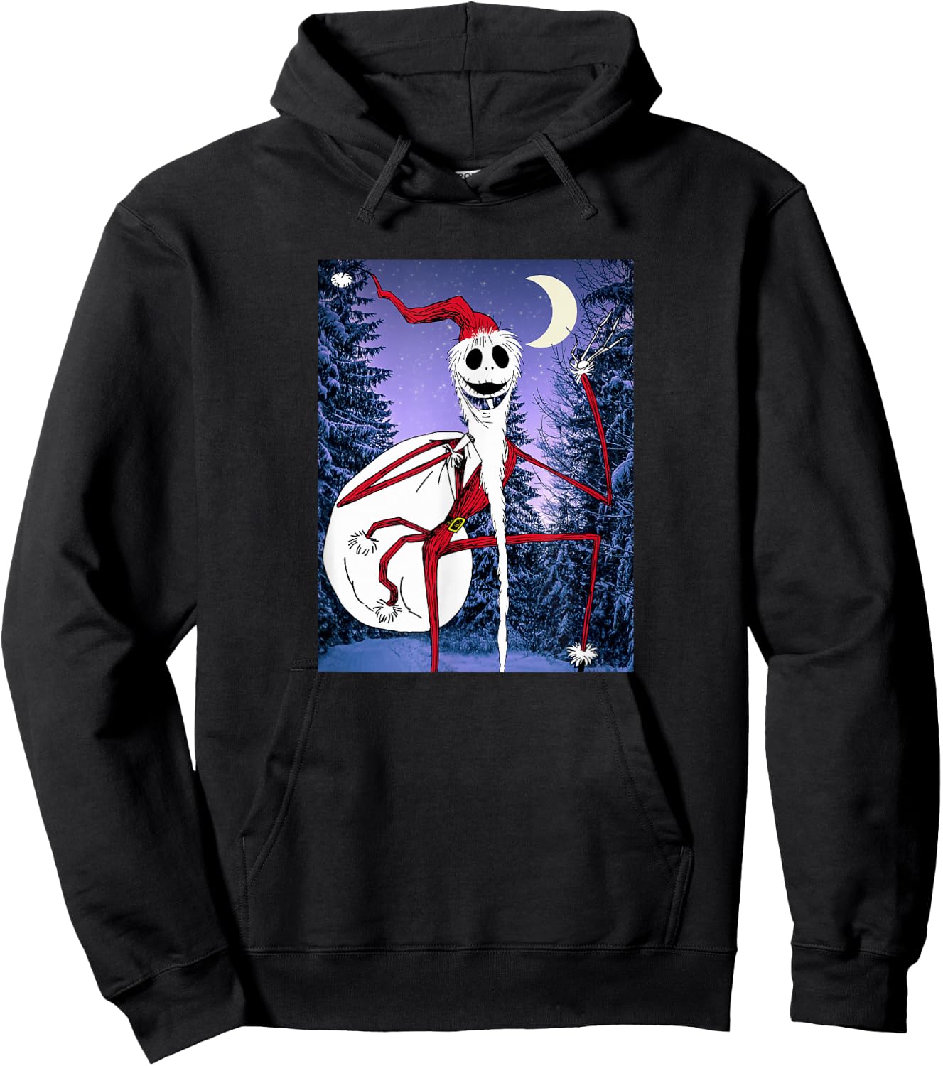 Disney - Nightmare Before Christmas Santa Jack Hoodie - Hoodie | Black