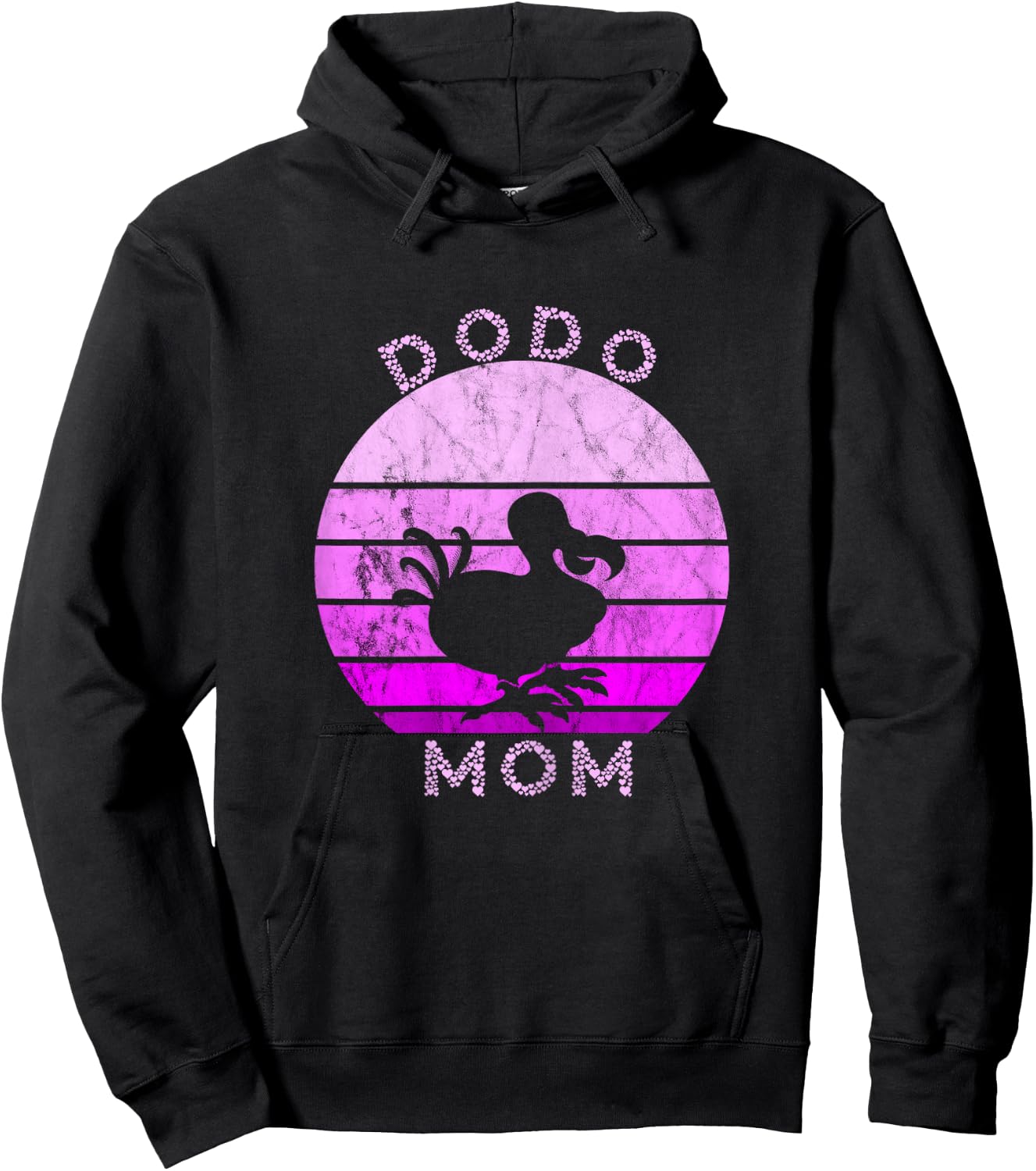 Dodo Mom Dodo Bird Retro Vintage Dronte Bird Mother Hoodie - Hoodie | Black
