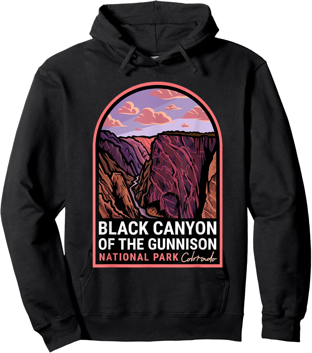 Black Canyon of the Gunnison National Park Hoodie - Hoodie | Black