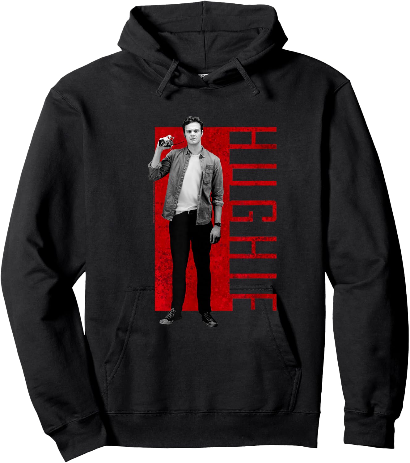 The Boys Hughie Superhero TV Show Hoodie - Hoodie | Black