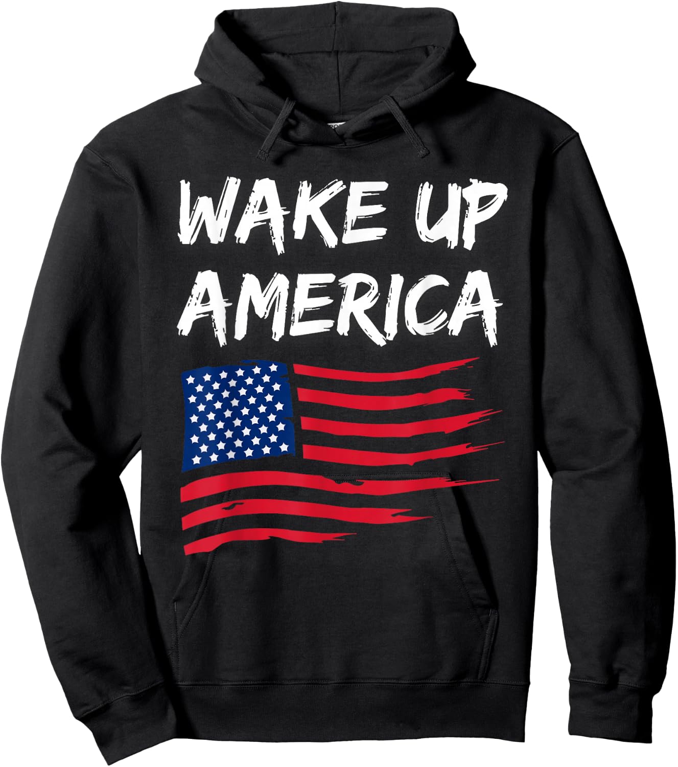 Wake Up America Hoodie - Hoodie | Black