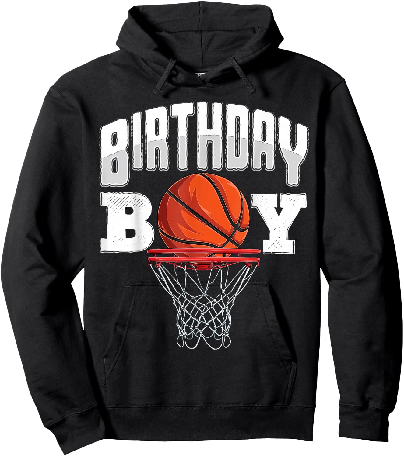 Basketball Birthday Boy Player Basketball Player Birthday Hoodie - Hoodie | Black