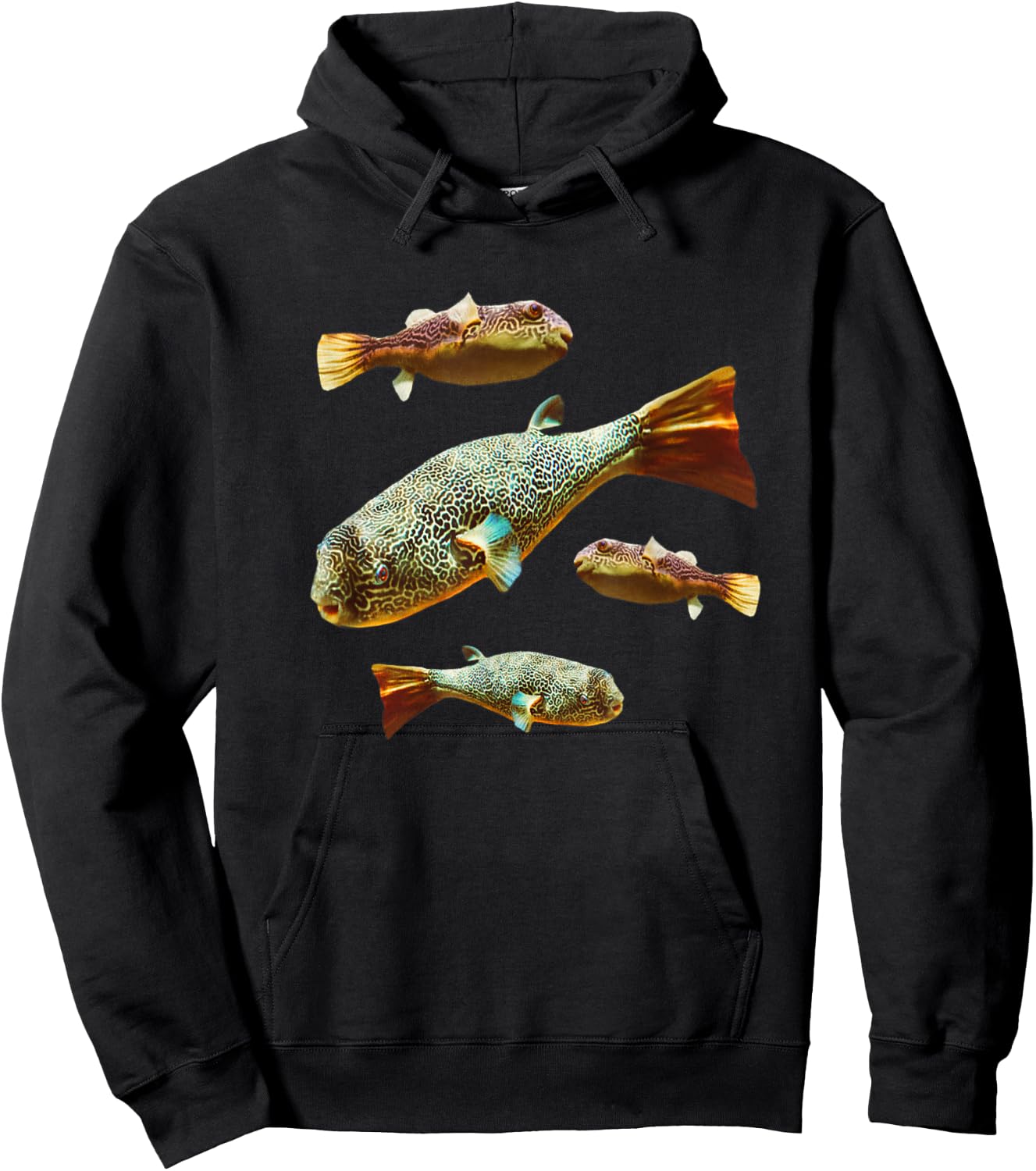 Mbu Pufferfish Freshwater Puffers Large Aquarium Fish Lovers Hoodie - Hoodie | Black