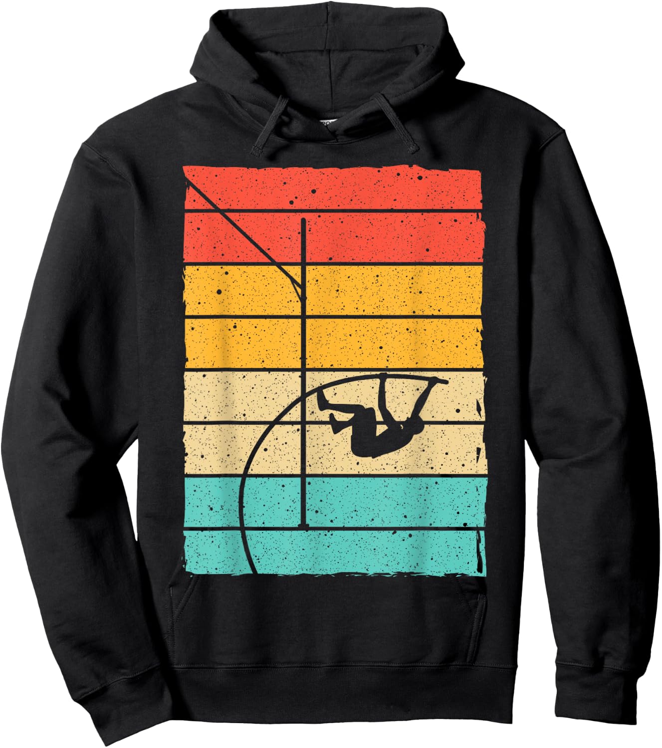 Funny Pole Vaulting Gift Men Women Pole Vault Vaulter Jump Hoodie - Hoodie | Black
