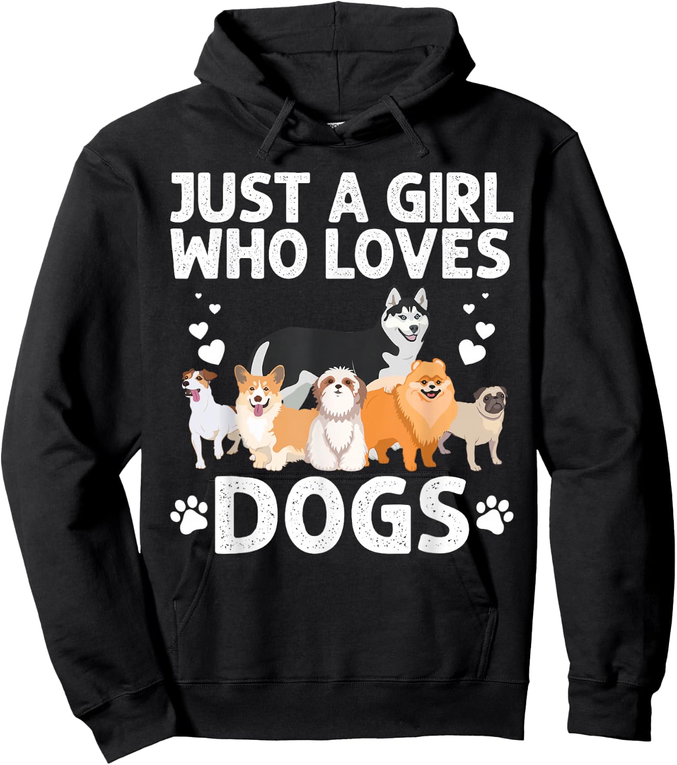 Cool Dog Lover Girls Groomer Handler Dog Lady Hoodie - Hoodie | Black