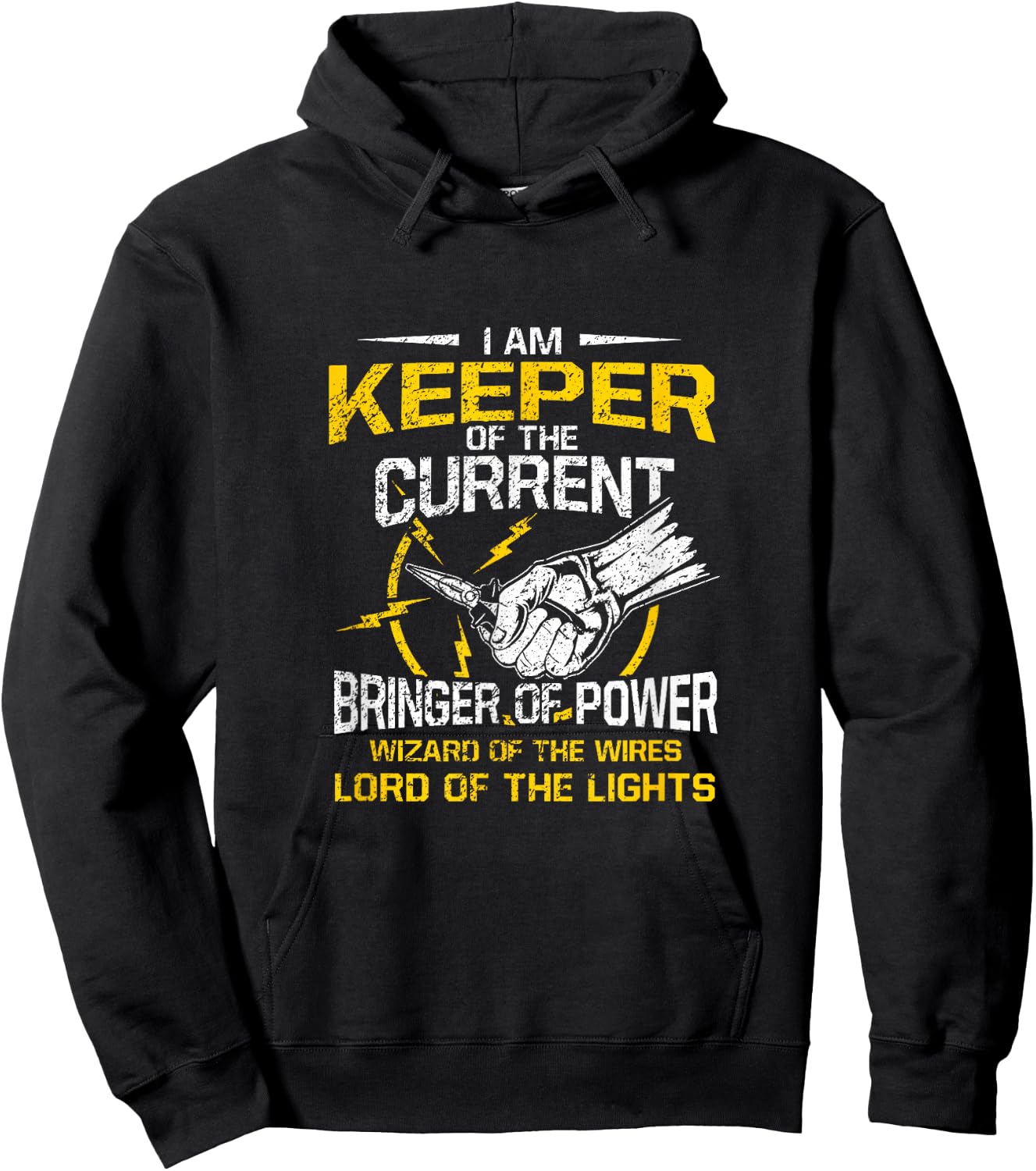 I Am Keeper Of The Current Bringer Of Power Lord Of Light Hoodie - Hoodie | Black