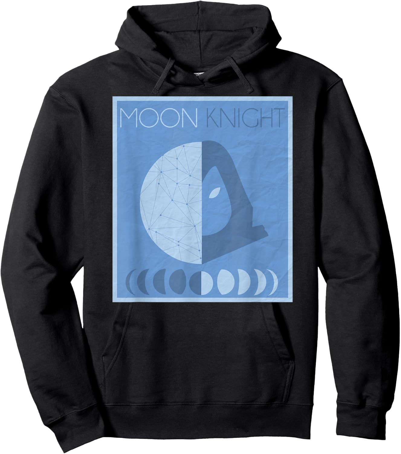 Marvel Moon Knight Constellation Mask Graphic Hoodie - Hoodie | Black