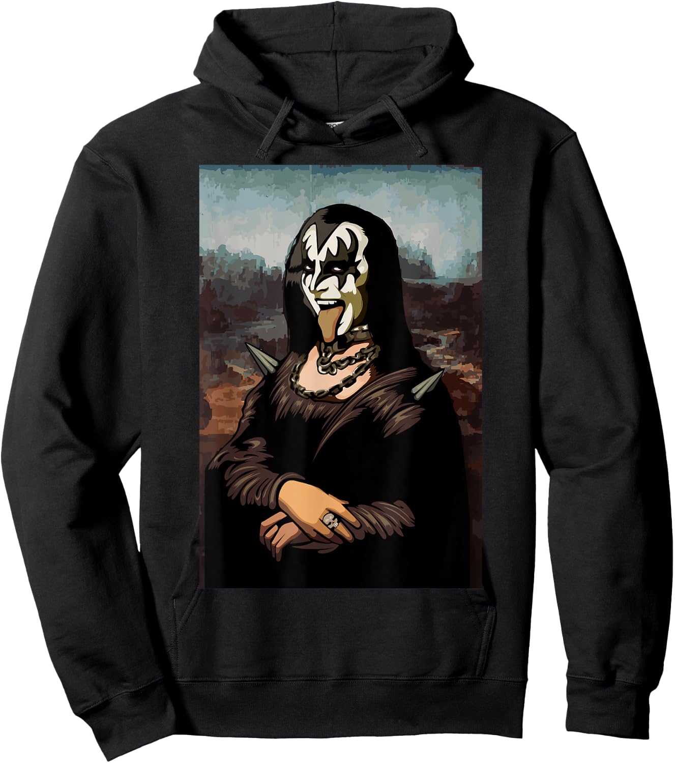 Rock N Roll Band Lazy Halloween Costume Rocker Music Lover Hoodie - Hoodie | Black