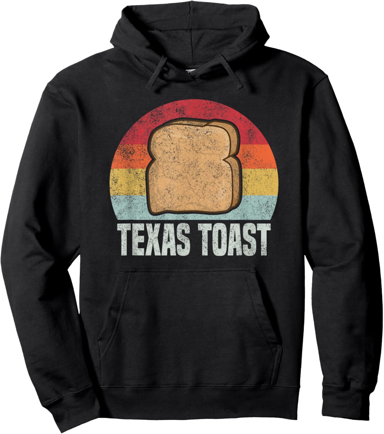 Texas toast Retro Vintage 1970s Hoodie - Hoodie | Black