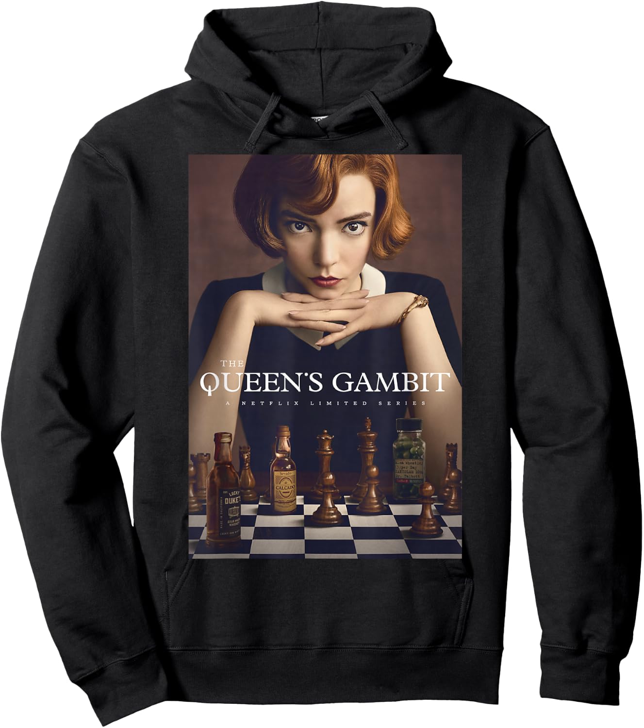 The Queen's Gambit Poster Hoodie - Hoodie | Black