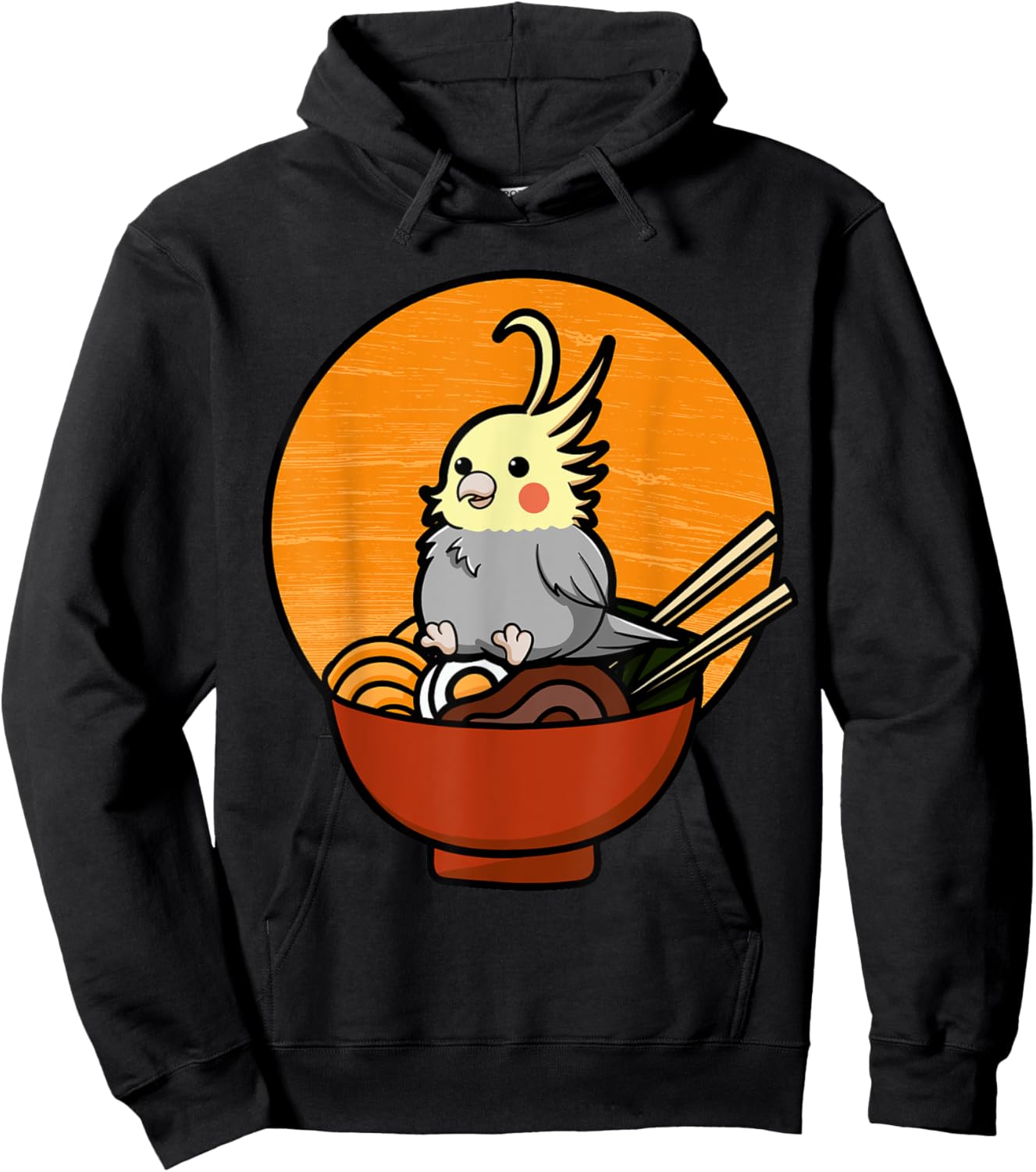 Cockatiel Cockatoo Lutino Quarrion Weiro Bird Parrot Tiel Hoodie - Hoodie | Black