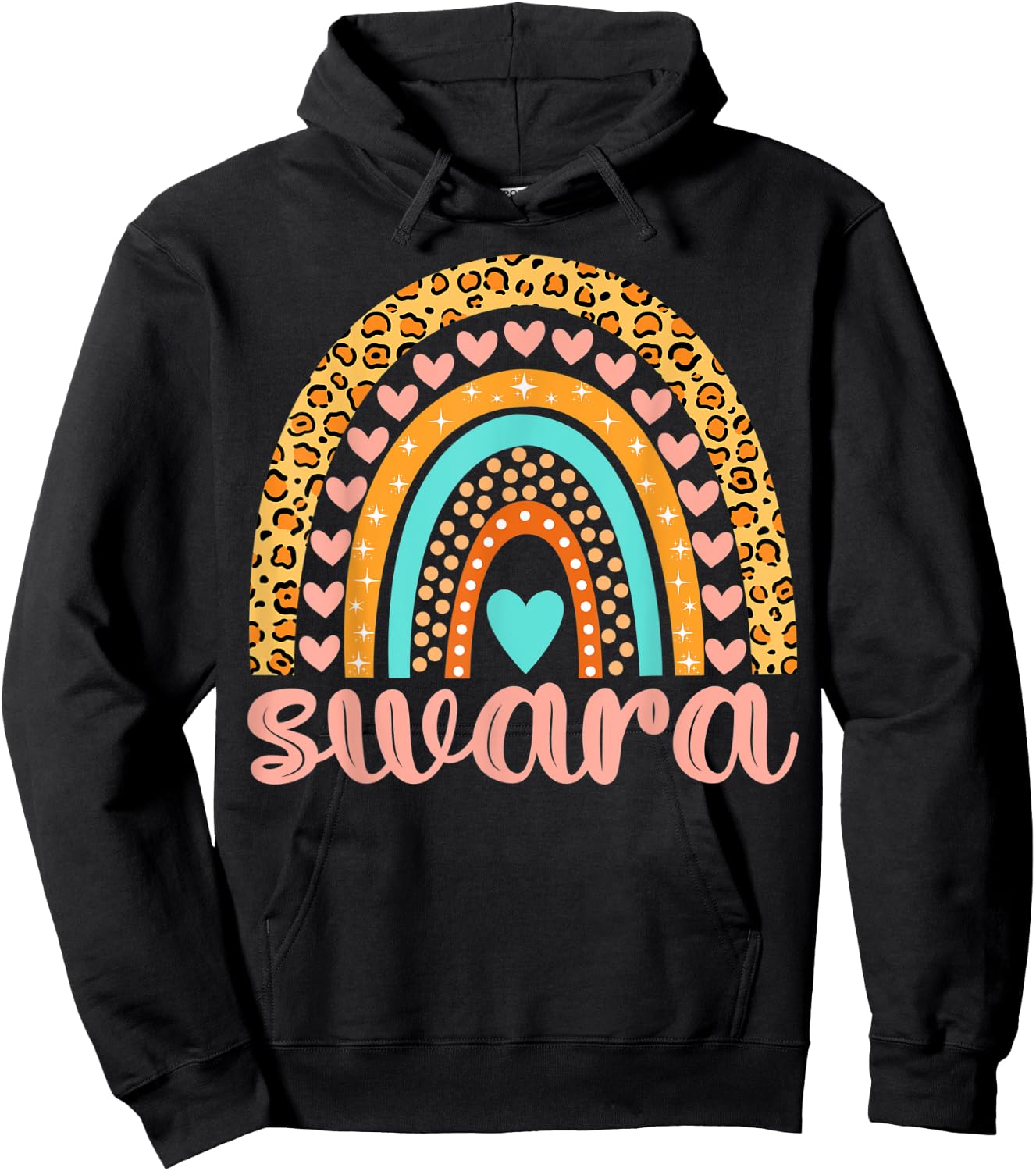 Swara Swara Name Birthday Shirt Gift Hoodie - Hoodie | Black