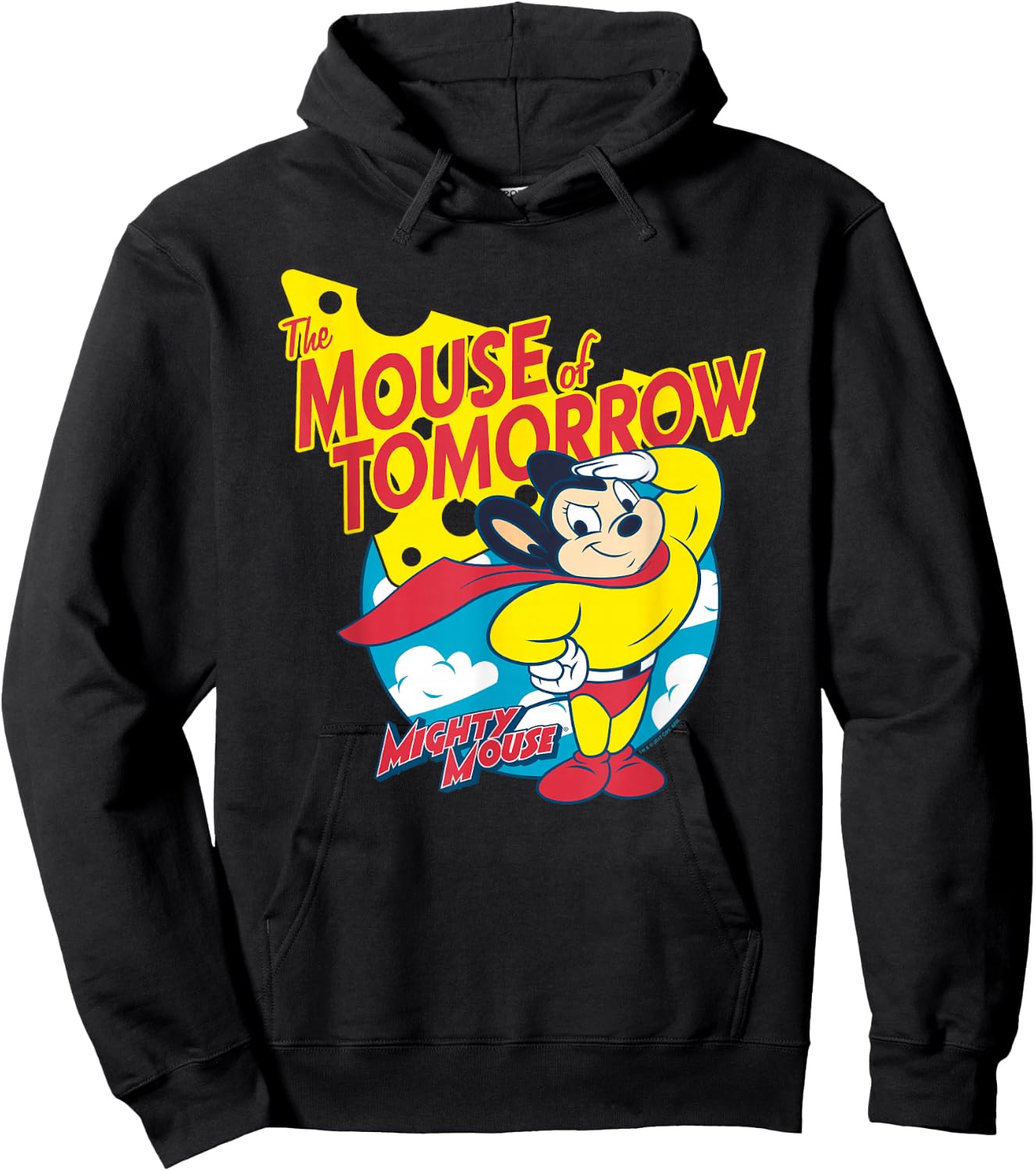 Mighty Mouse Mouse Of Tomorrow Hoodie - Hoodie | Black