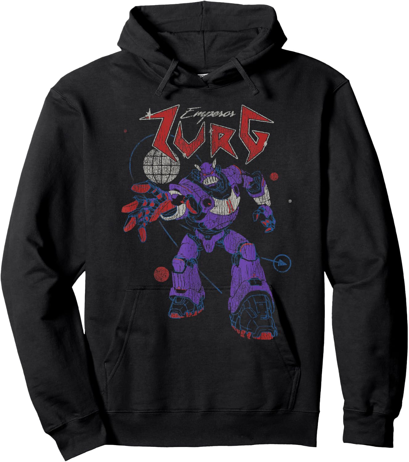 Disney Pixar Lightyear Emperor Zurg Retro Metal Poster Hoodie - Hoodie | Black