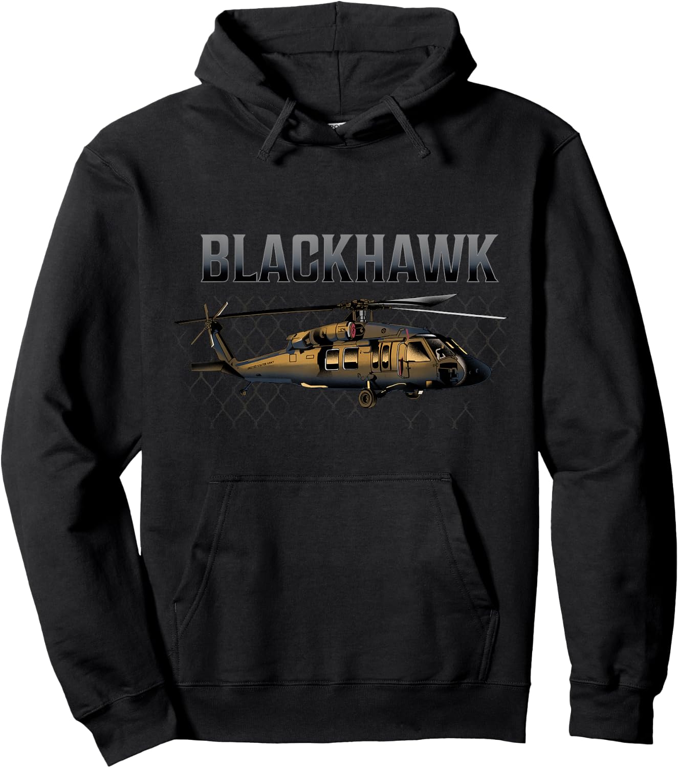 Blackhawk Military Helicopter Hoodie - Hoodie | Black