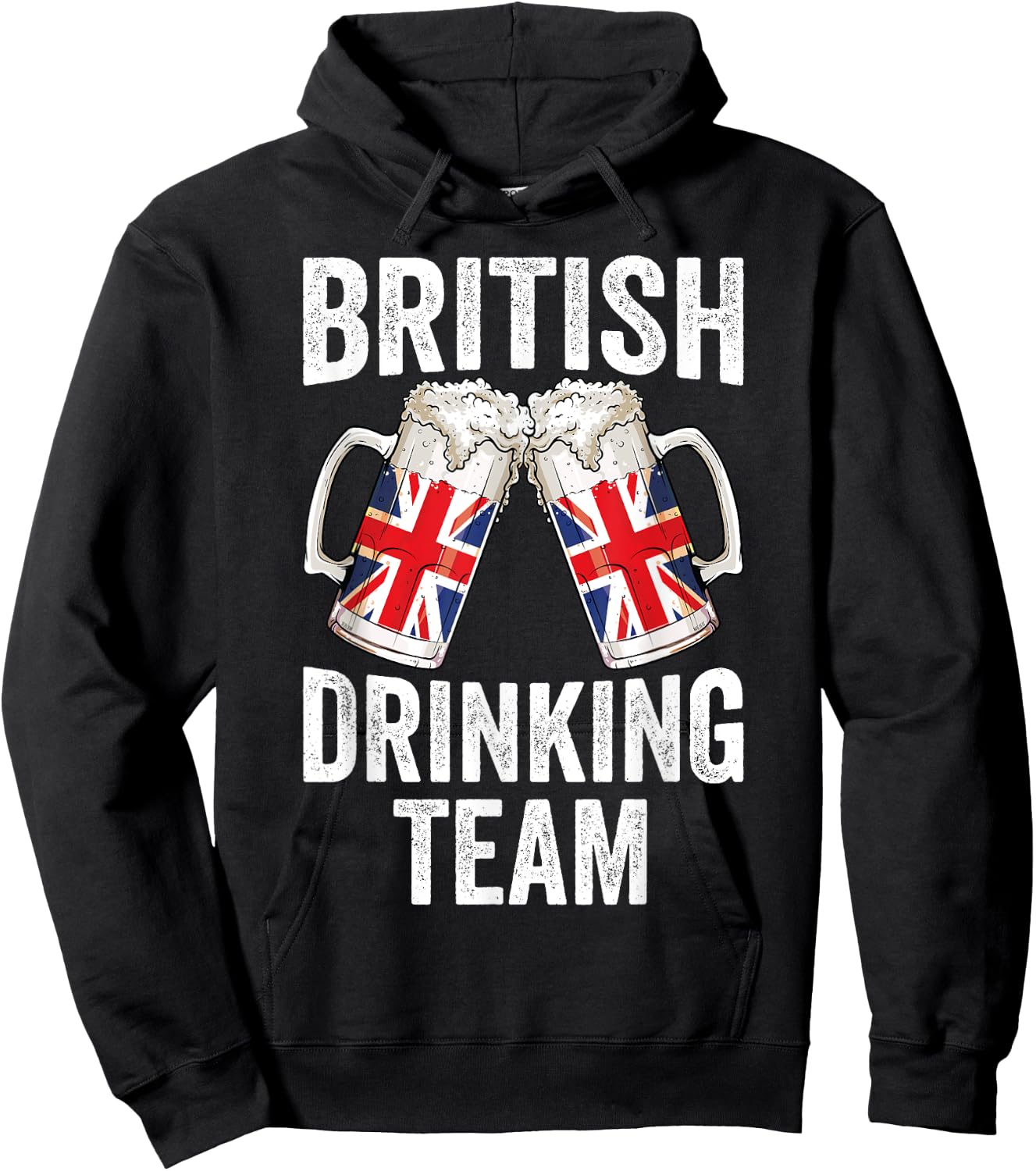 British Drinking Team Cheers Great Britain Beer Oktoberfest Hoodie - Hoodie | Black