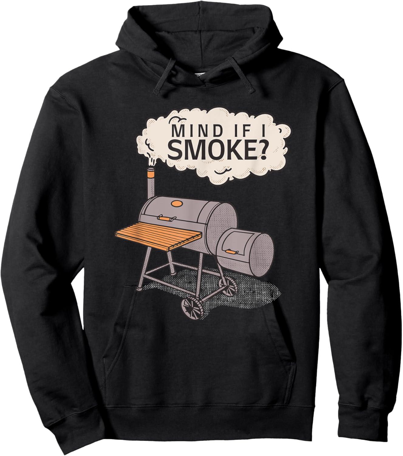 Funny Meat Smoker Meme Backyard Grill Summer Party Women Hoodie - Hoodie | Black