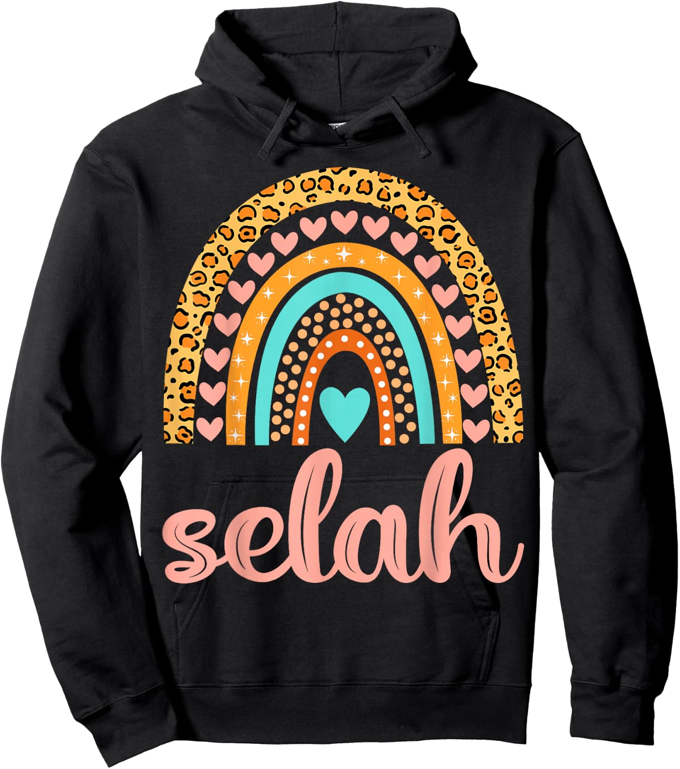 Selah Selah Name Birthday Shirt Gift Hoodie - Hoodie | Black