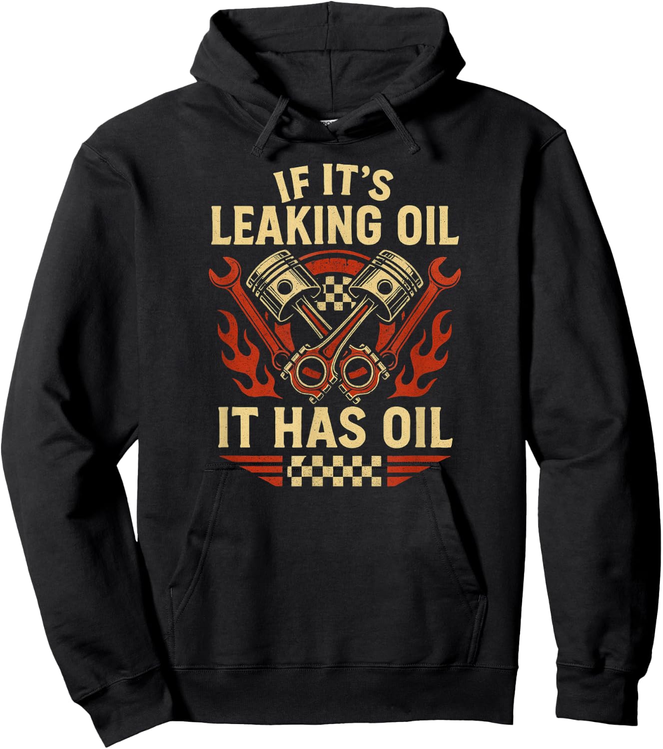 If it's leaking oil, it has oil Hoodie - Hoodie | Black
