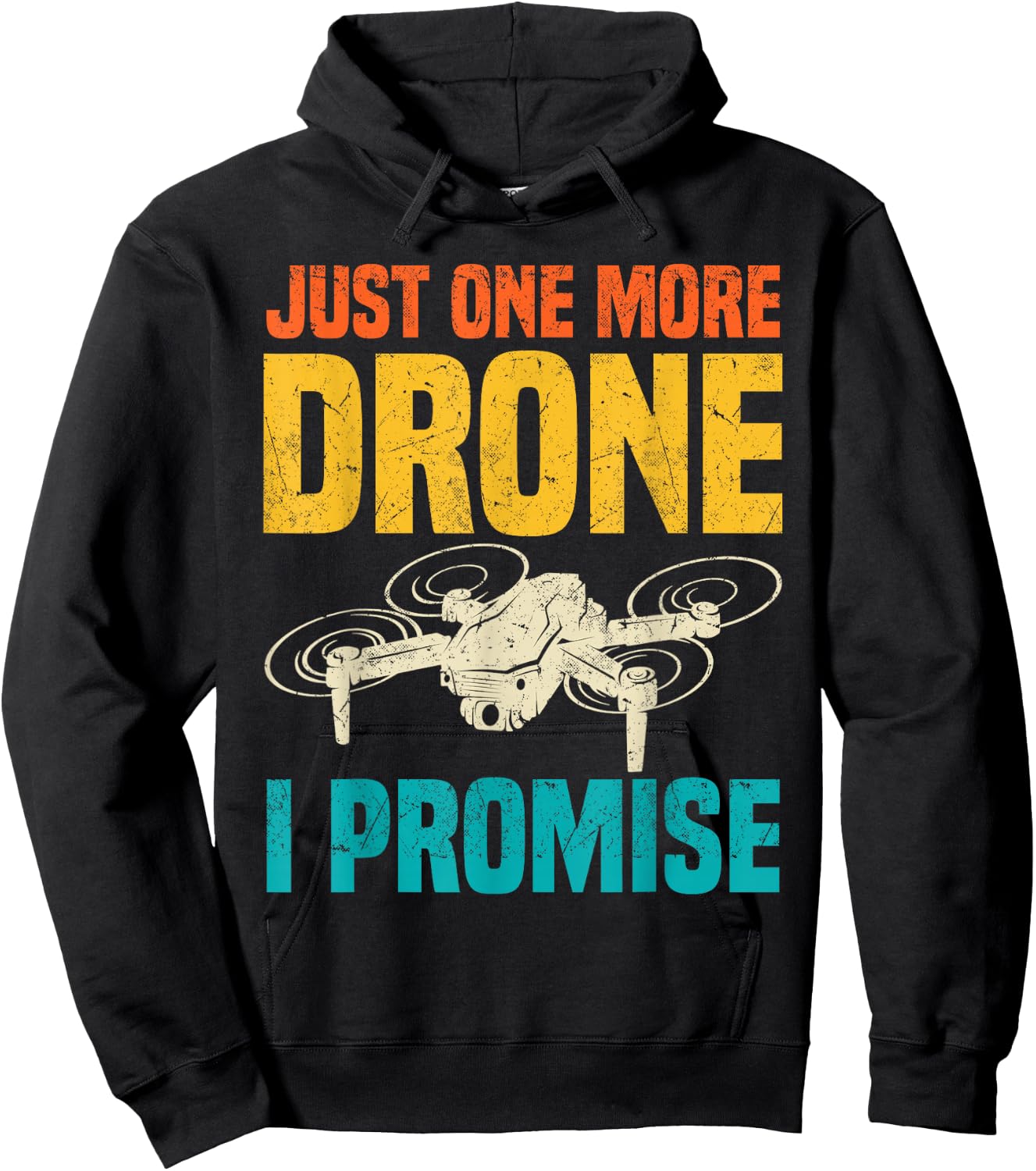 Drone Accessories - Just One More Drone - Pilot Hoodie - Hoodie | Black