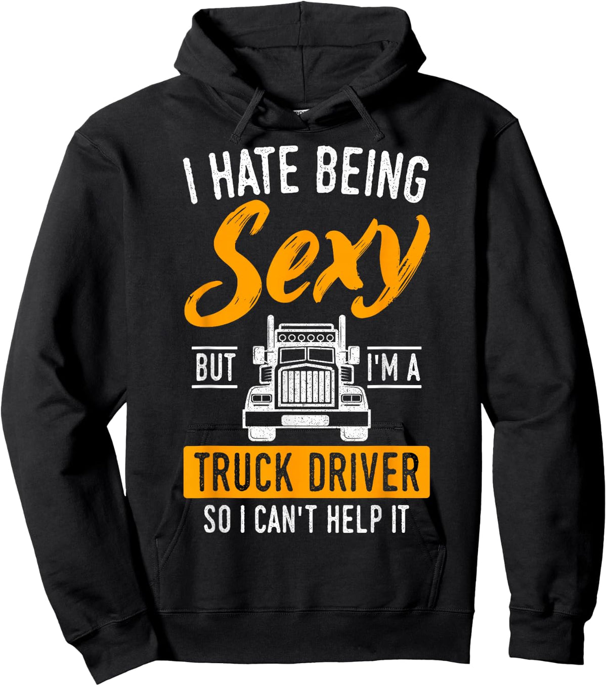 Truck Driver Trucker Truckie LGV Driving Teamster Vehicle Hoodie - Hoodie | Black