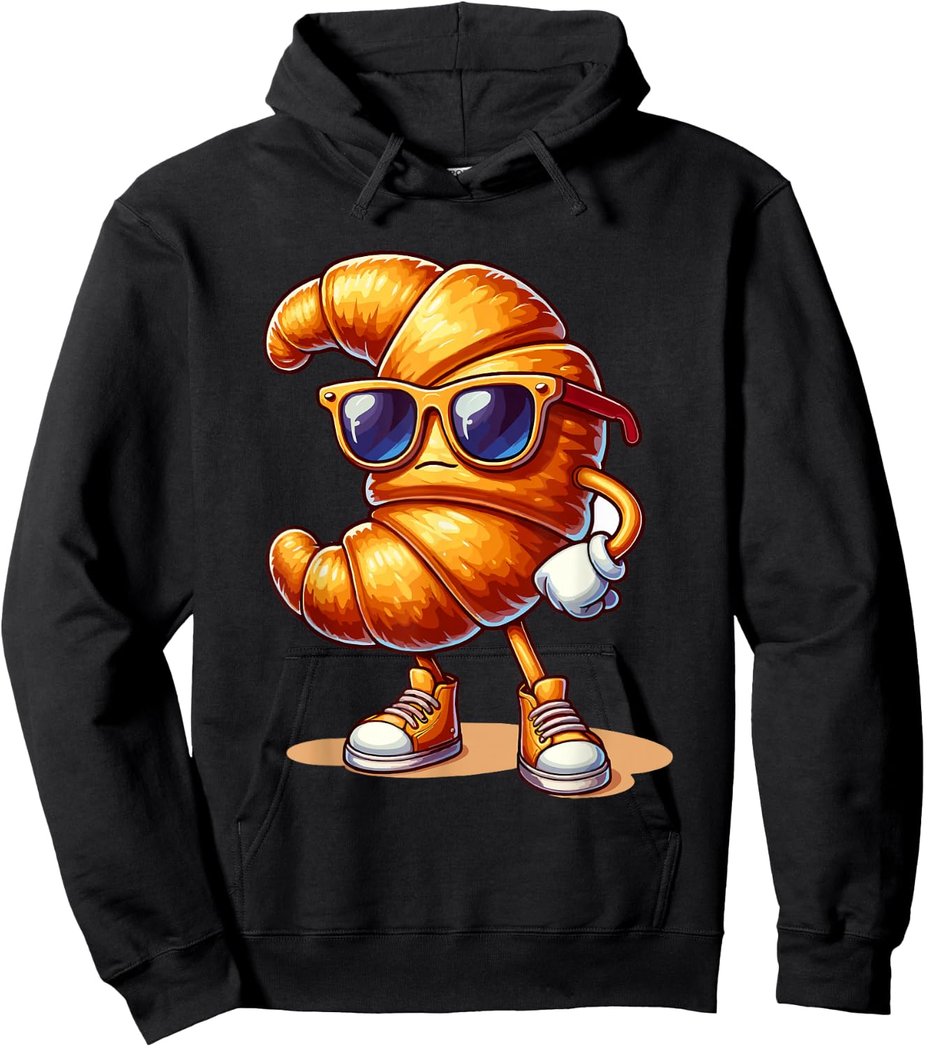 Butter Croissant French Food French Cuisine Baker Baking Hoodie - Hoodie | Black