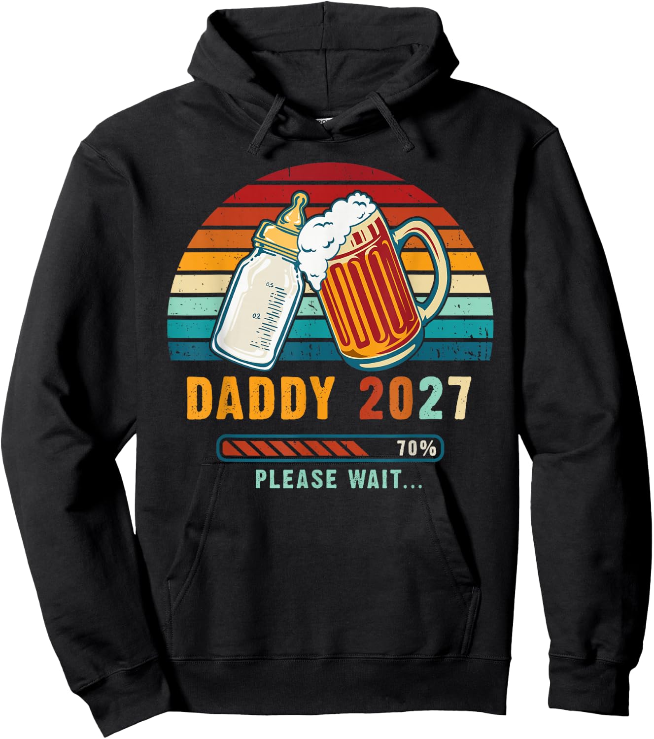 Soon to Be Daddy 2027 Going to Be A Dad Hoodie - Hoodie | Black