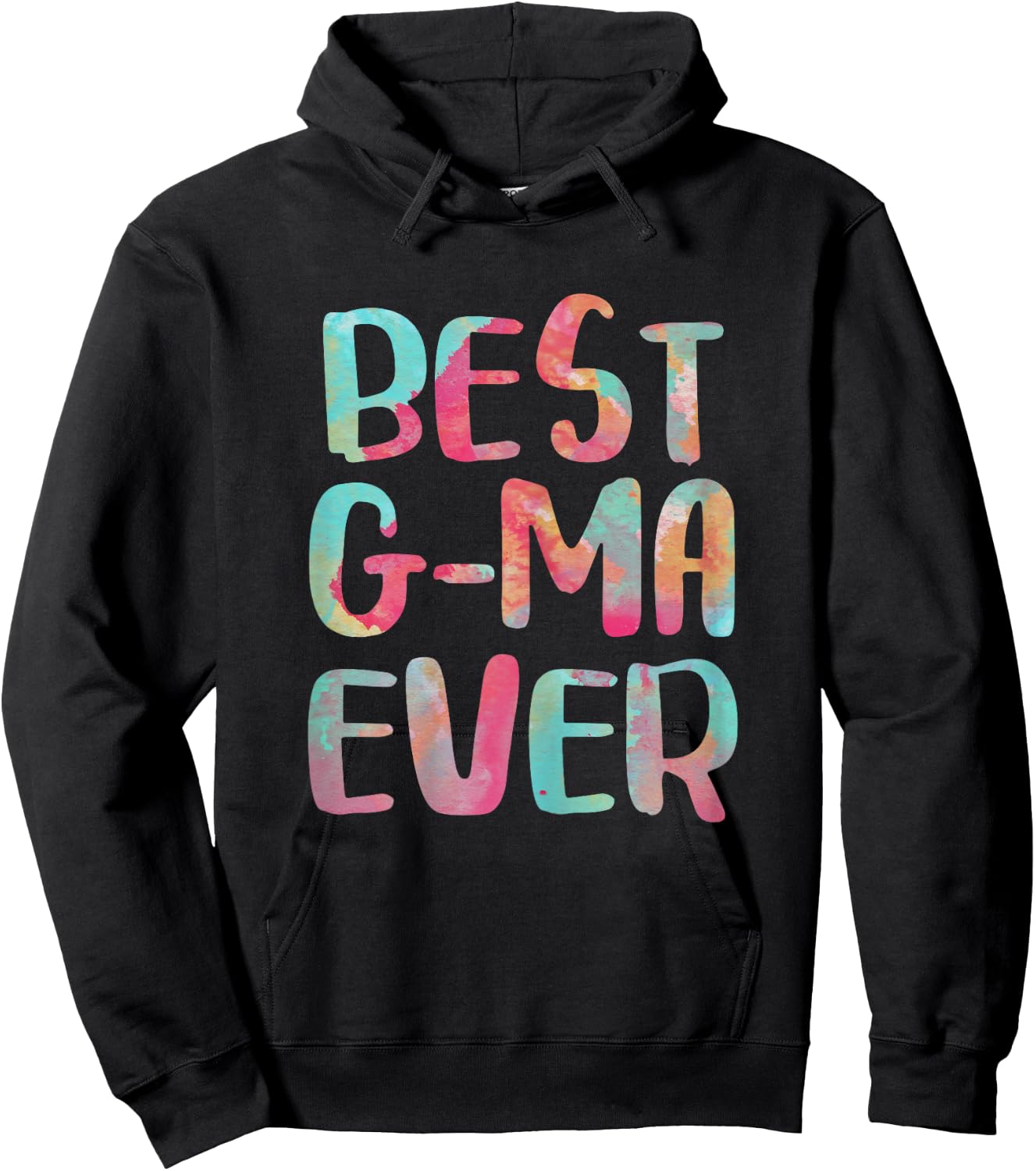 Best G-Ma Ever Shirt Women Mothers Day Hoodie - Hoodie | Black