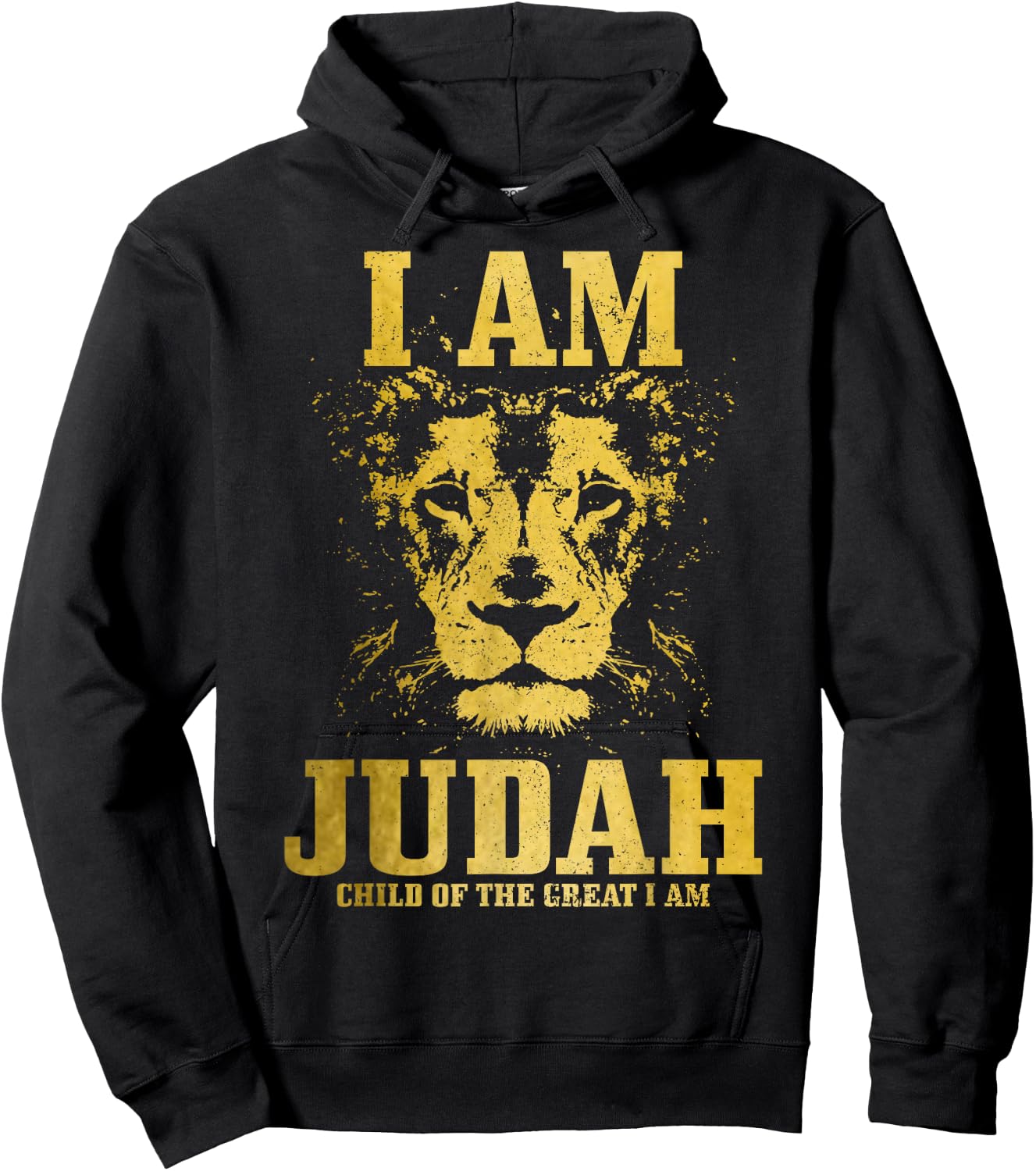 I Am Judah Child Of The Great Lion Israelite Israel Hebrew Hoodie - Hoodie | Black