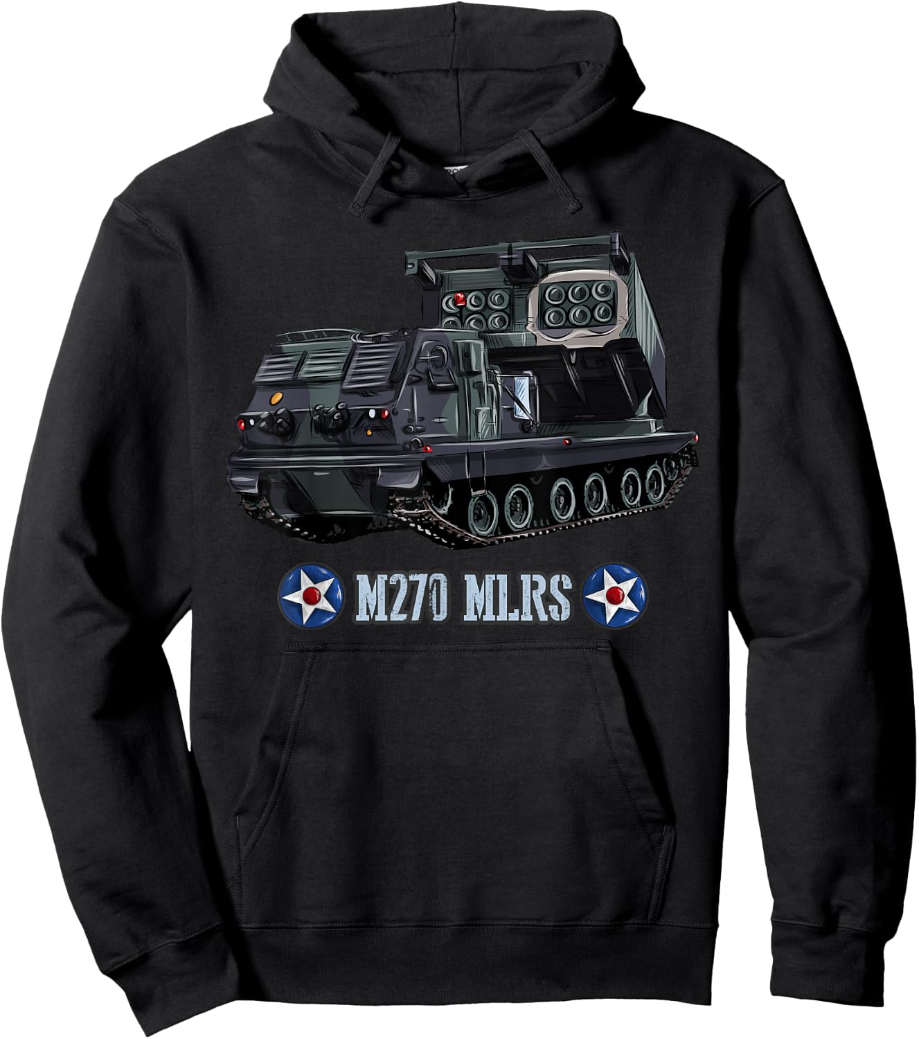 American Multi-Launch Missile System M270 Hoodie - Hoodie | Black