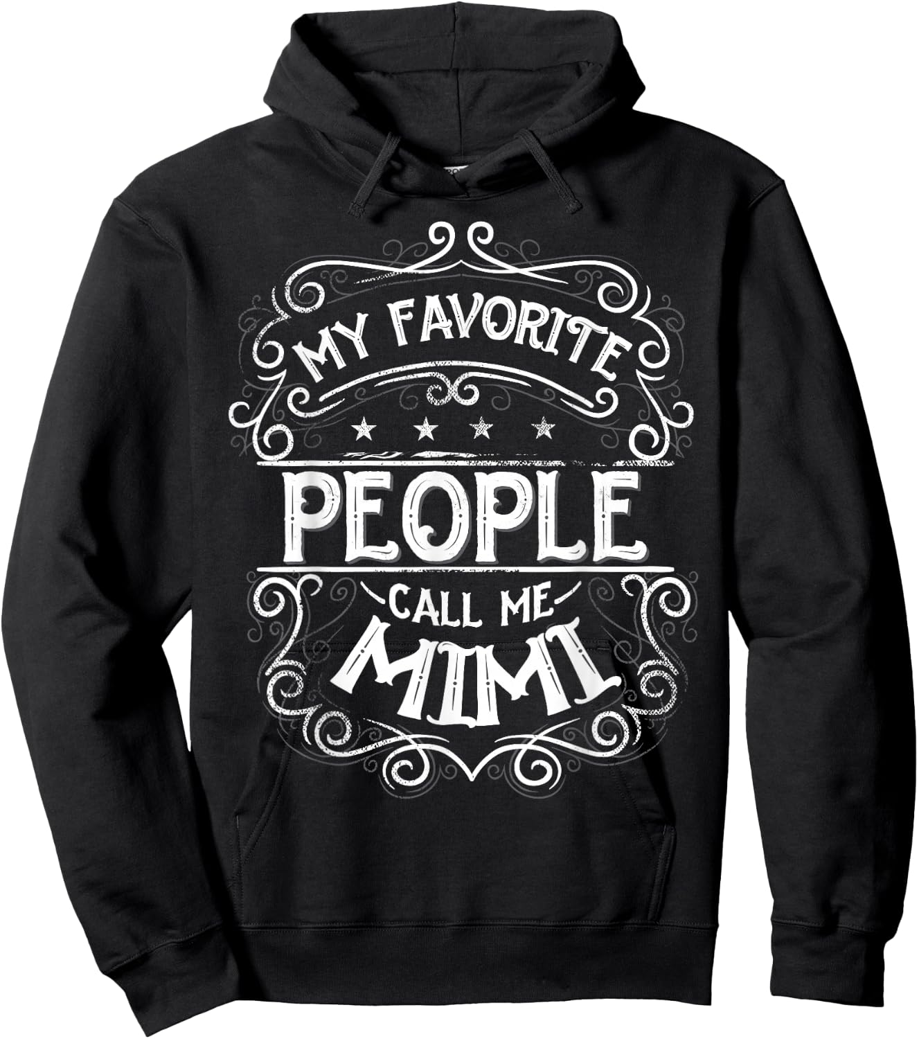 People Call Me Mimi Shirt, Grandma Gifts from Grandchildren Hoodie - Hoodie | Black