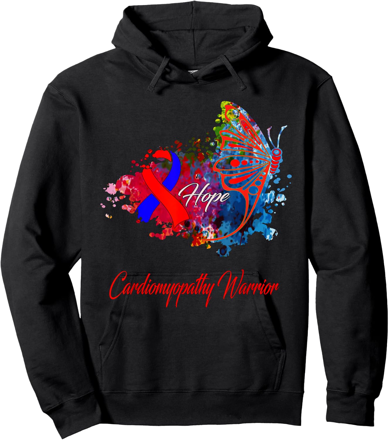 cardiomyopathy Awareness Hoodie - Hoodie | Black
