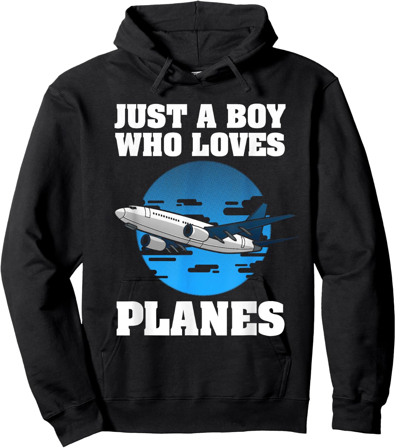 Funny Airplane Designs For Boys Men Plane Pilot Aviation Hoodie - Hoodie | Black