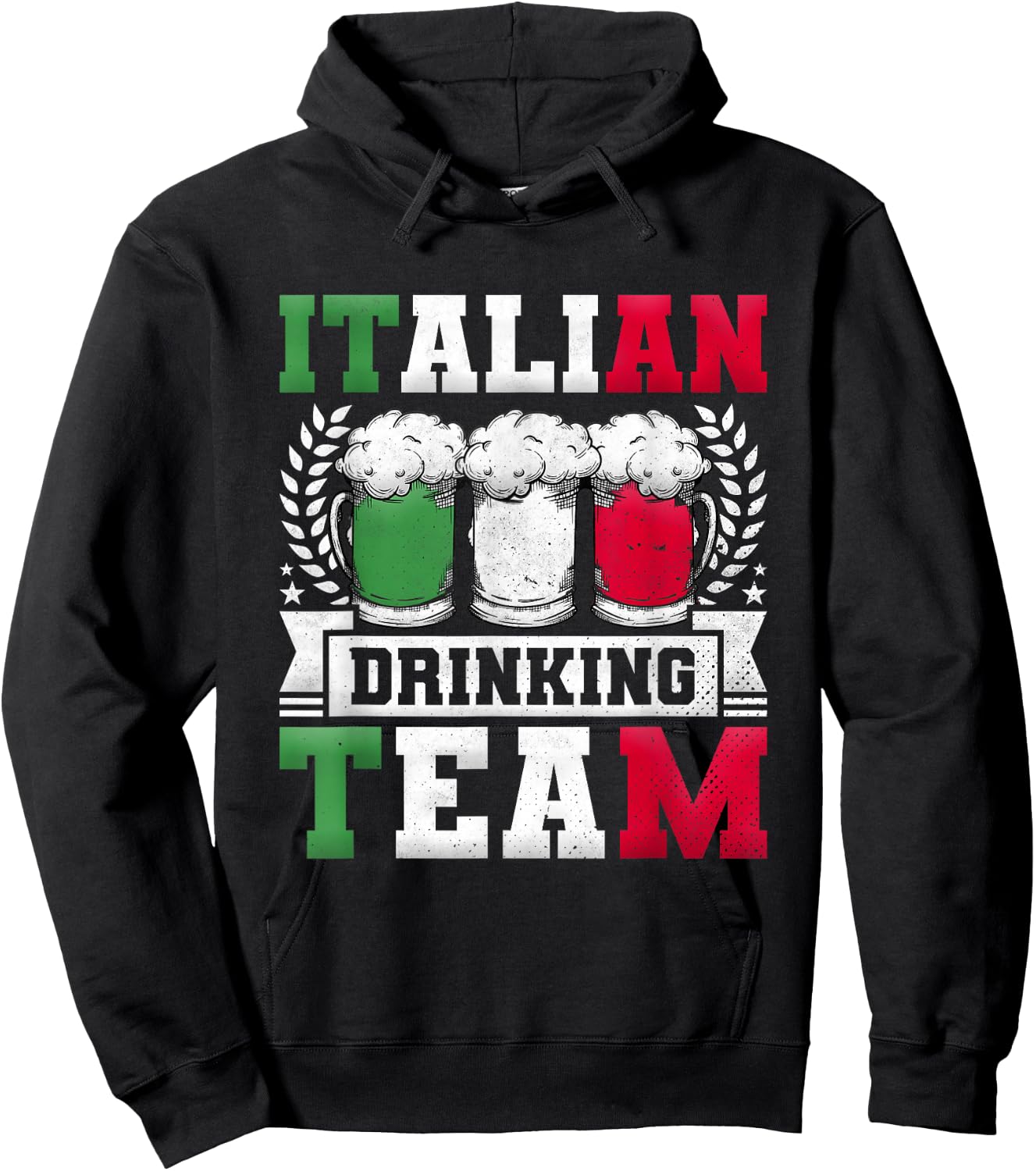 Italian Drinking Team, Beer Day Hoodie - Hoodie | Black