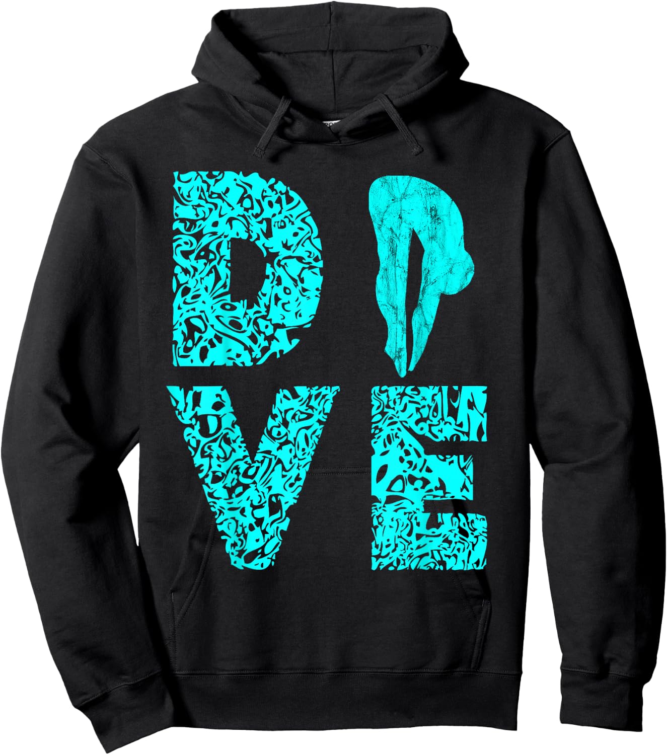 Springboard Diving Water Platform Diver Springboard Dive Hoodie - Hoodie | Black