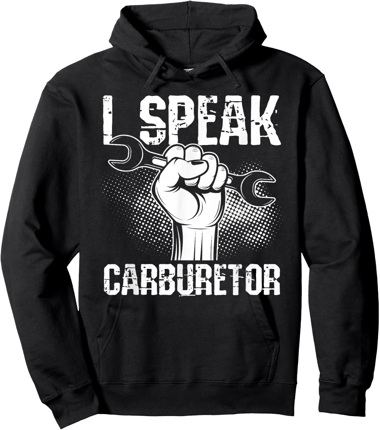 I Speak Carburetor Car Mechanic Hoodie - Hoodie | Black