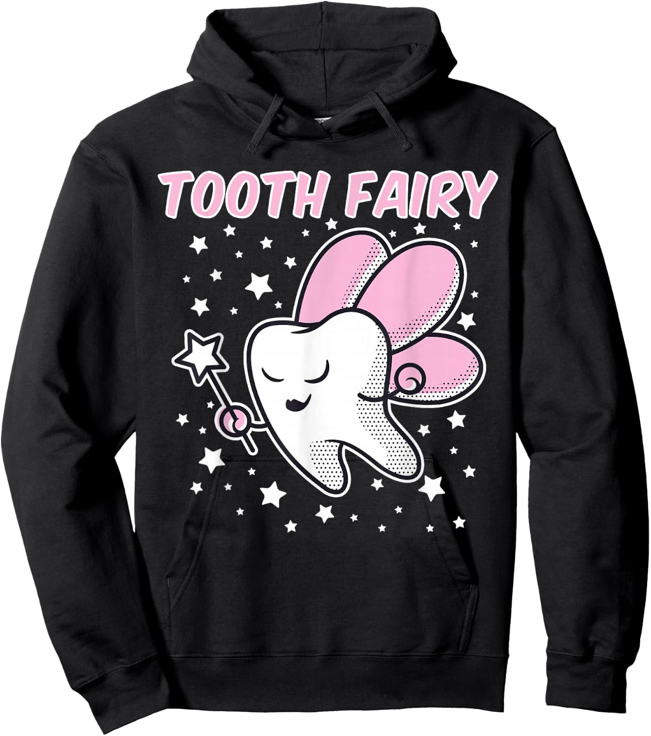 Cute Tooth Fairy Halloween Costume Dental Assistant Dentist Hoodie - Hoodie | Black
