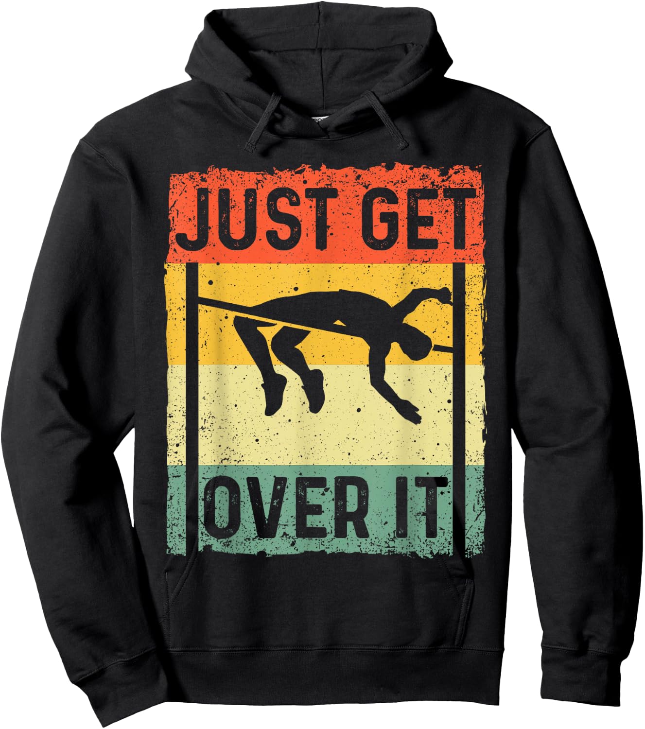 Cool High Jump Design Women High Jump Sport Lovers Hoodie - Hoodie | Black
