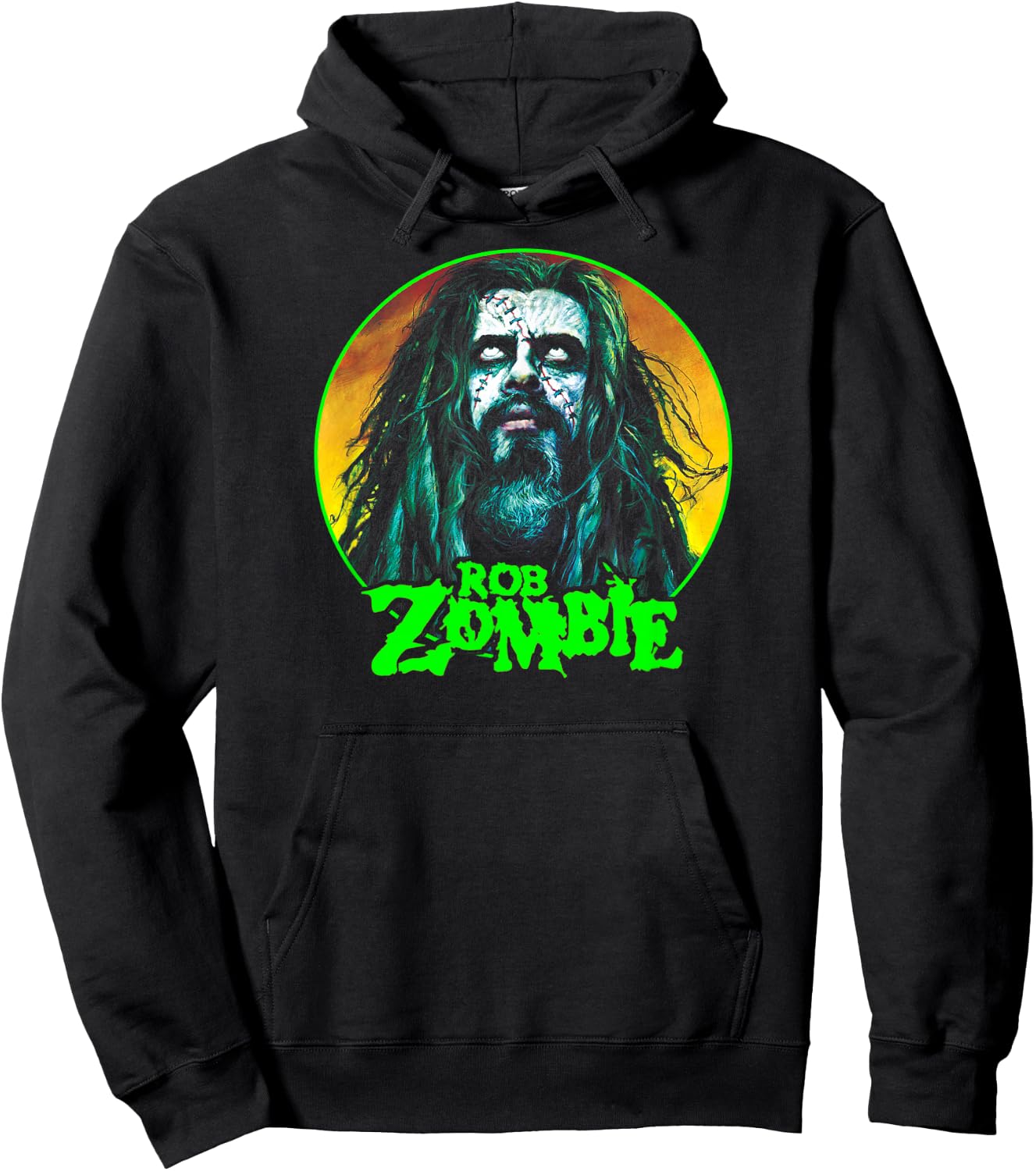 Rob Zombie – Circle Face Hoodie - Hoodie | Black