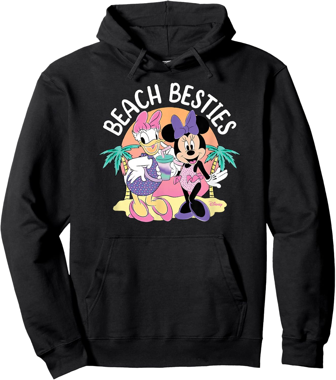 Disney - Minnie Daisy Beach Besties Hoodie - Hoodie | Black