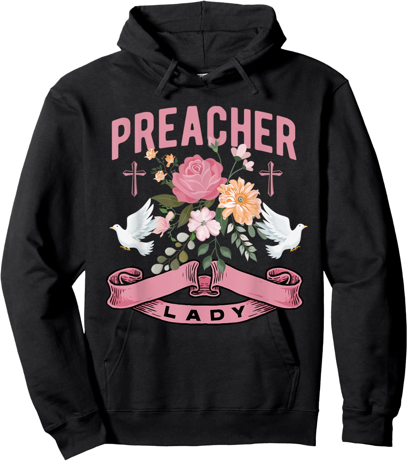 Pastors wife o christian o religious or Preacher Lady Hoodie - Hoodie | Black