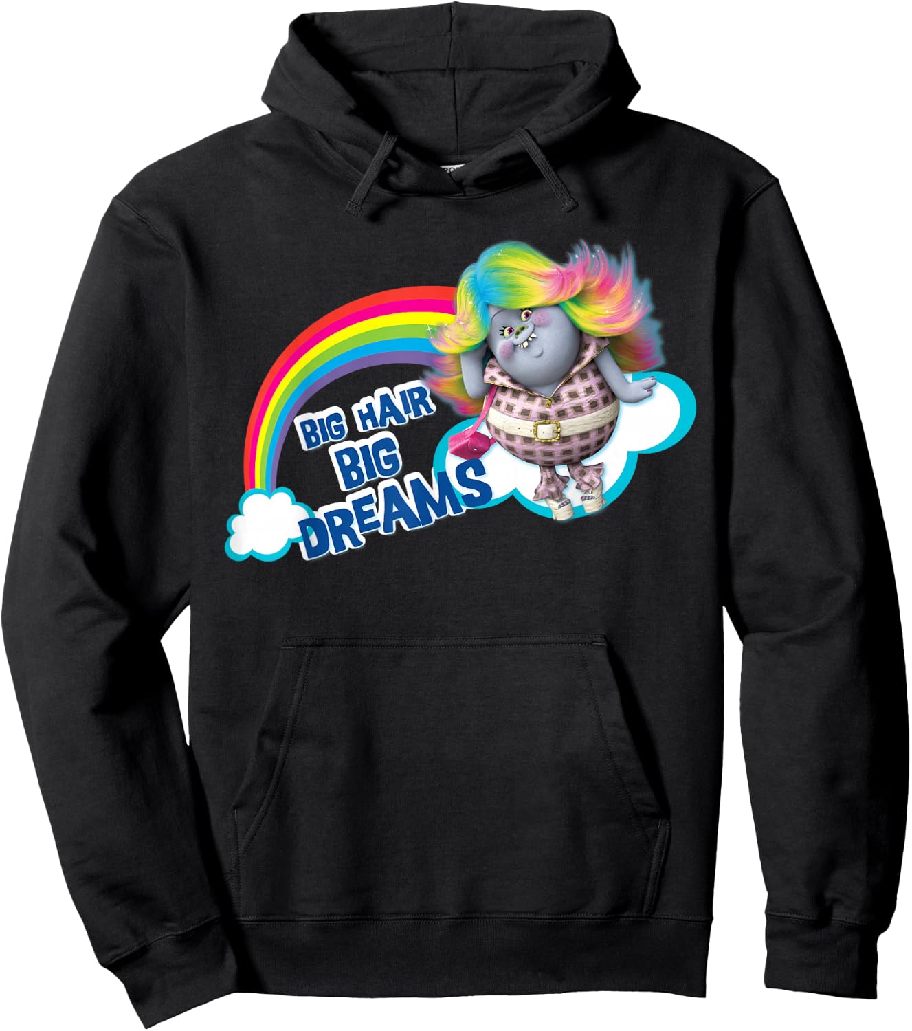 DreamWorks Trolls Big Hair Big Dreams Bridget Hoodie - Hoodie | Black