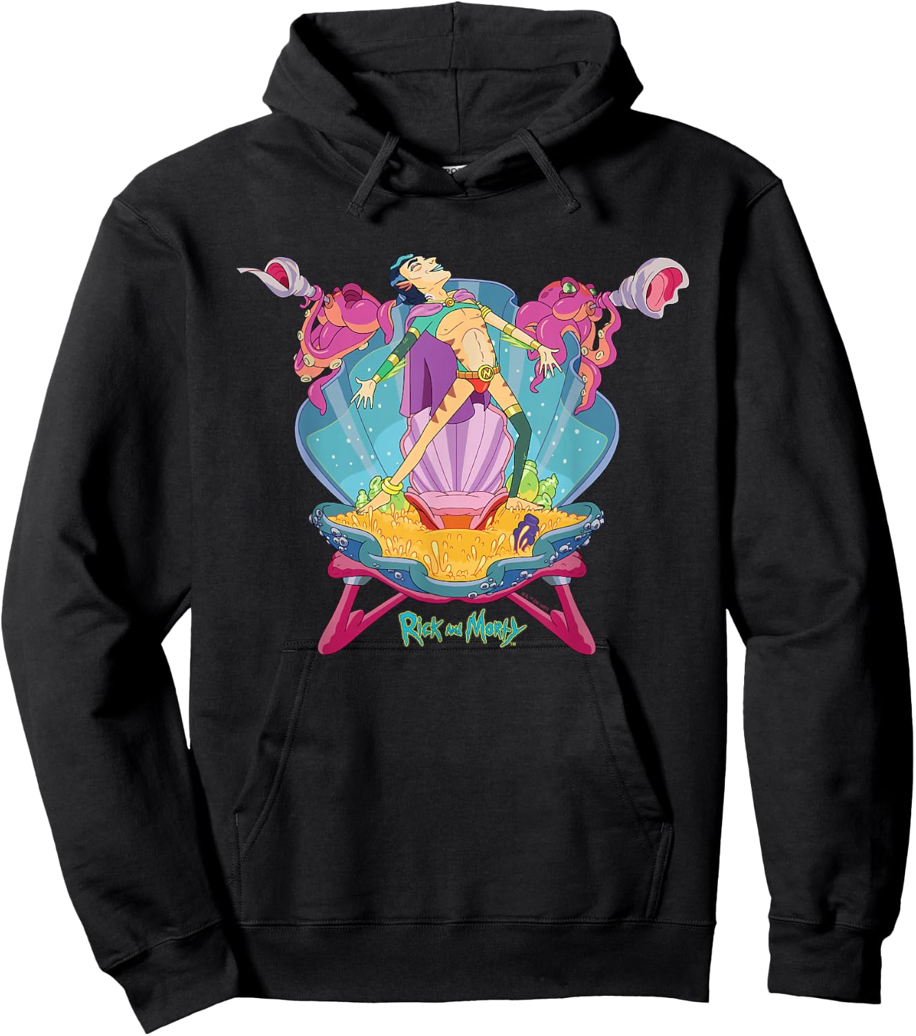 Rick and Morty Fabulous Mr. Nimbus Hoodie - Hoodie | Black