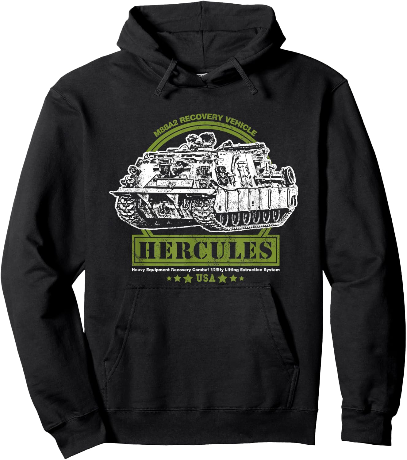 M88 Recovery Vehicle - M88A2 HERCULES ARV Hoodie - Hoodie | Black