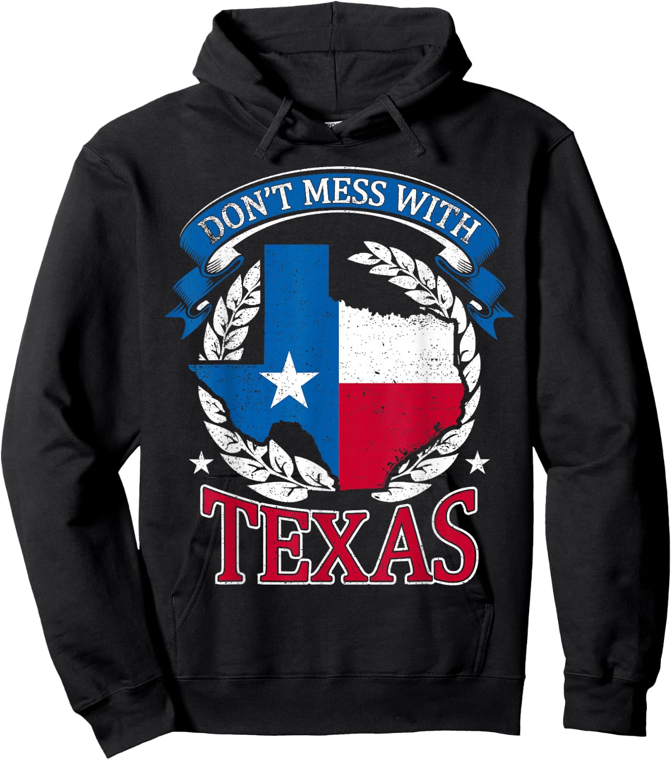 Don't Mess with The State Texas Hoodie - Hoodie | Black