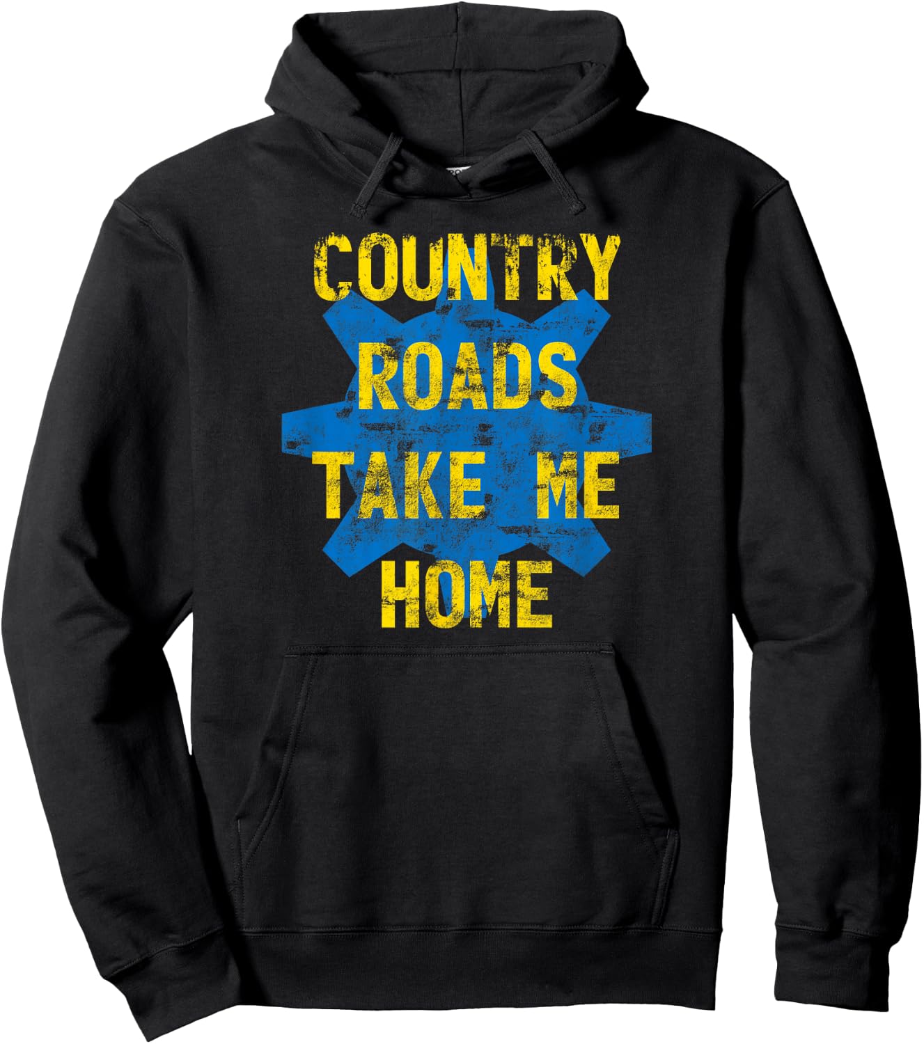 MathWare Country Roads Take Me Home Vault Gear 76 Gift Hoodie - Hoodie | Black