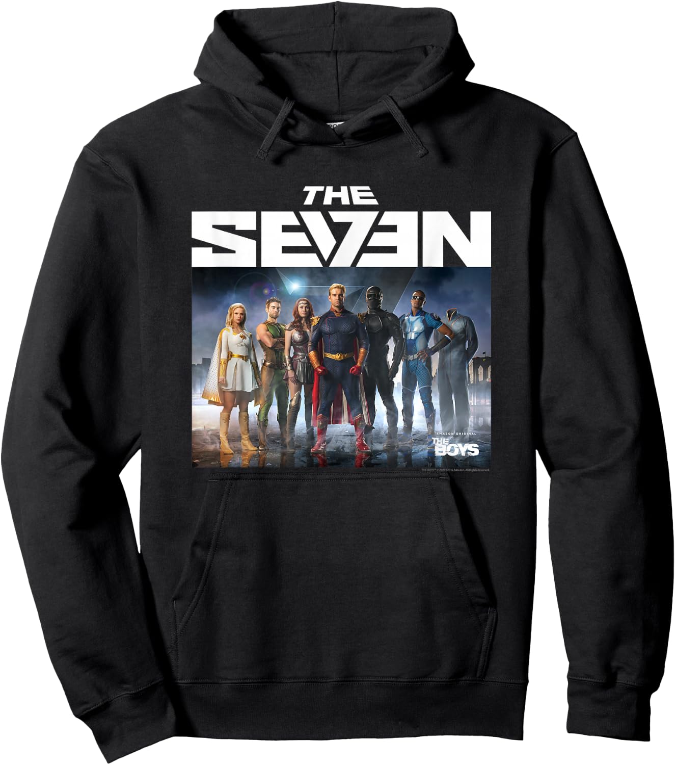 The Boys The Seven Photo Superhero TV Show Hoodie - Hoodie | Black