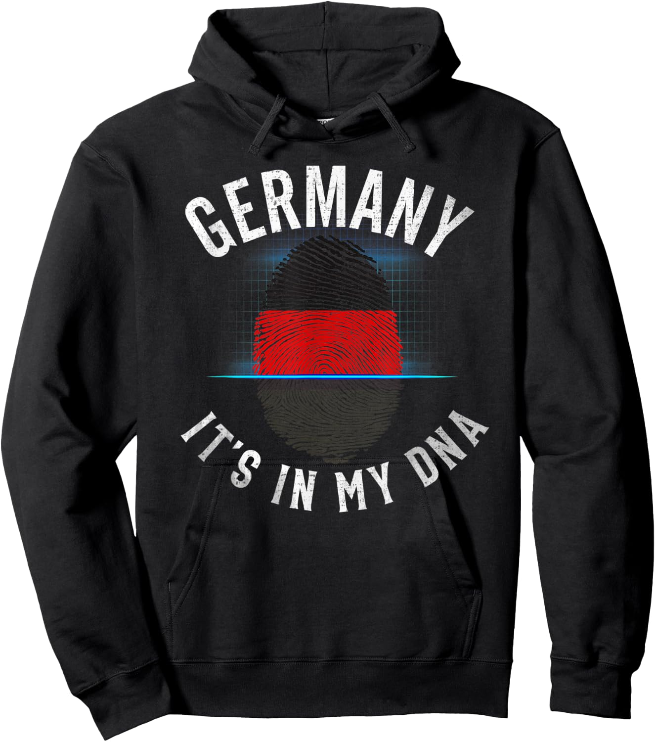 Vintage Germany Flag - It Is In My DNA - German Gift Hoodie - Hoodie | Black