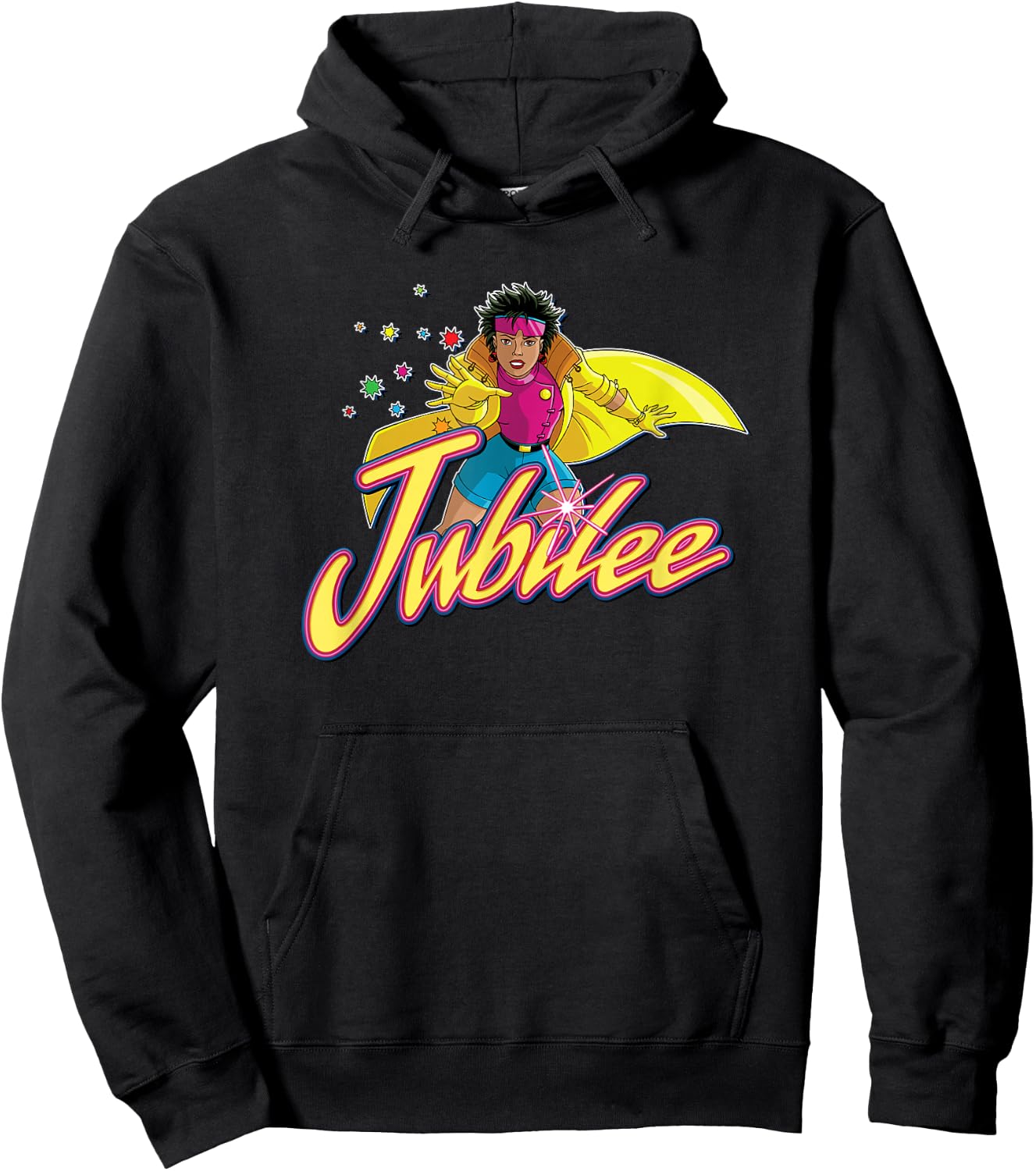 Marvel X-Men Jubilee Retro 90s Hoodie - Hoodie | Black